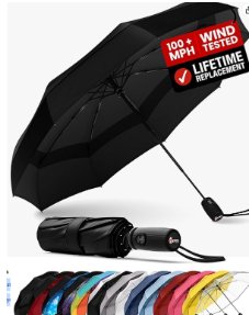 Repel Windproof Travel Umbrella